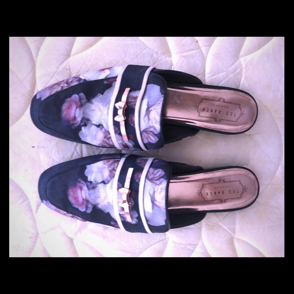 Ted Baker London Floral Mules
